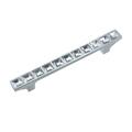 Utopia Alley Gleam Grid Polished Chrome Cabinet Pull 3.8 inch Center to Center HW289PLCH021